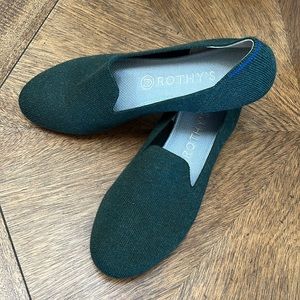 Rothy’s Blue/Green Slip Ons Size 9
